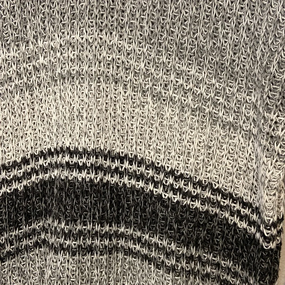 American Eagle Outfitters Oversized Loose Knit Stripe Crewneck Cardigan Small - Picture 3 of 6